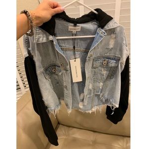 Vici Denim Distressed Jacket